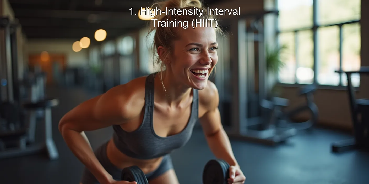 1. High-Intensity Interval Training (HIIT)