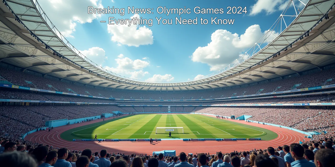 Breaking News: Olympic Games 2024 – Everything You Need to Know