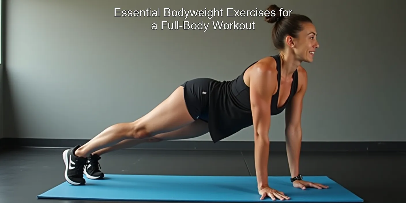 Essential Bodyweight Exercises for a Full-Body Workout