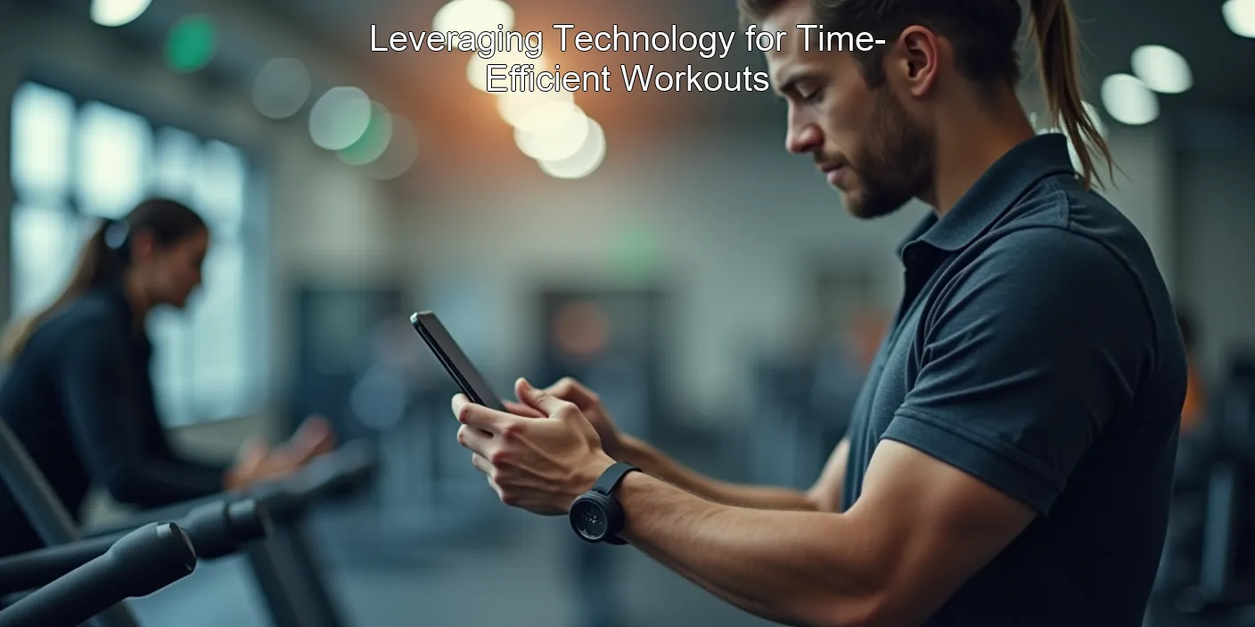 Leveraging Technology for Time-Efficient Workouts